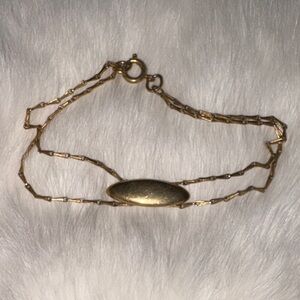 Vintage Gold Double Chain Bracelet💛